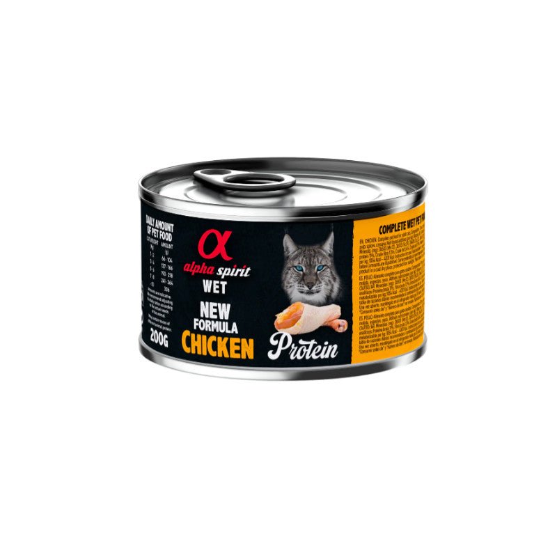 Alpha Lata Gato Esterilizado Pollo 6x200gr ALPHA