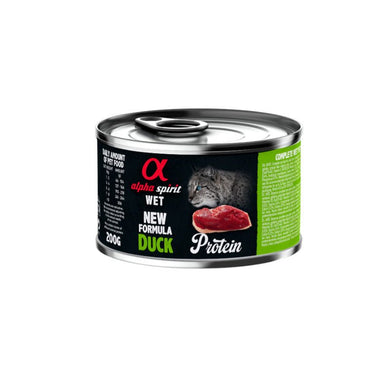 Alpha Lata Gato Pato Manzana Verde 6x200gr ALPHA