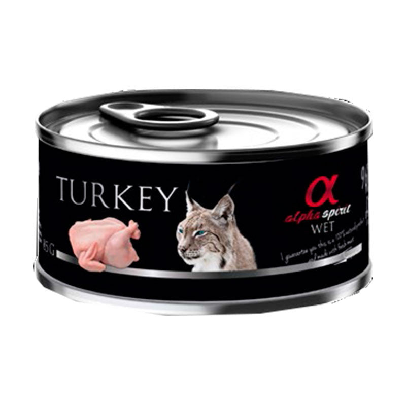 Alpha Lata Gato Pavo 18x85gr ALPHA