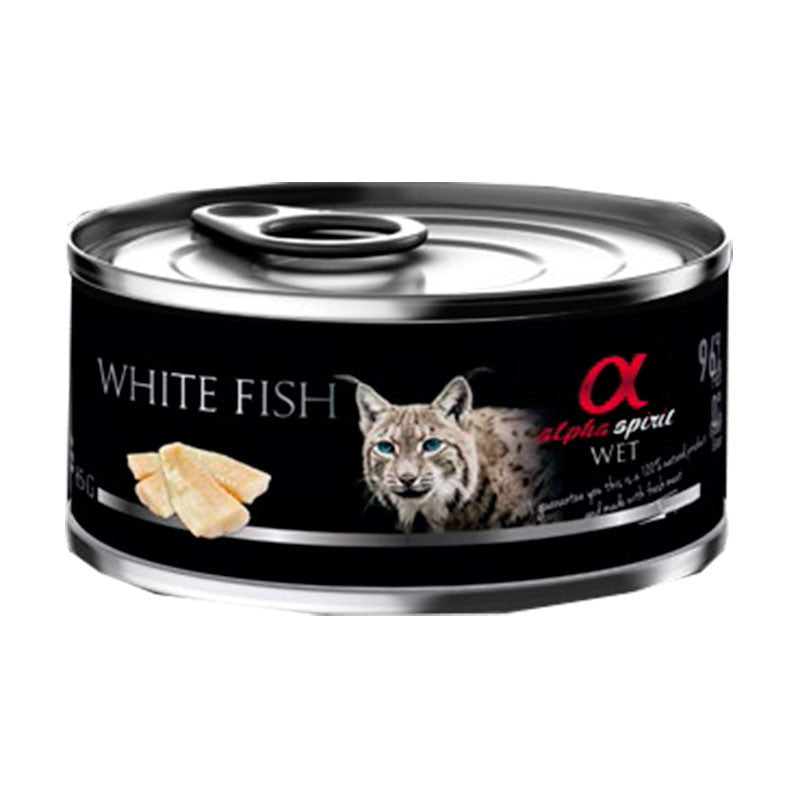 Alpha Lata Gato Pescado Blanco 18x85gr ALPHA