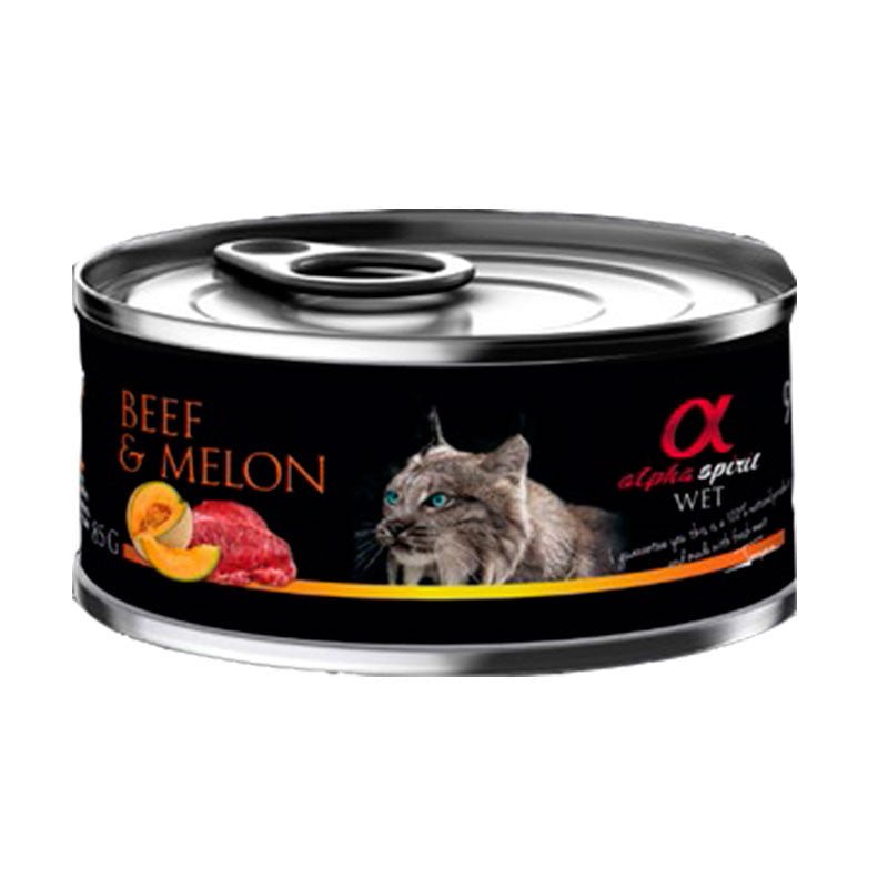 Alpha Lata Gato Ternera Melón 18x85gr ALPHA