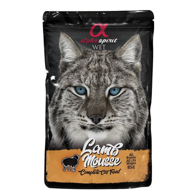 Alpha Spirit gato pouch mousse cordero 24x85grs ALPHA