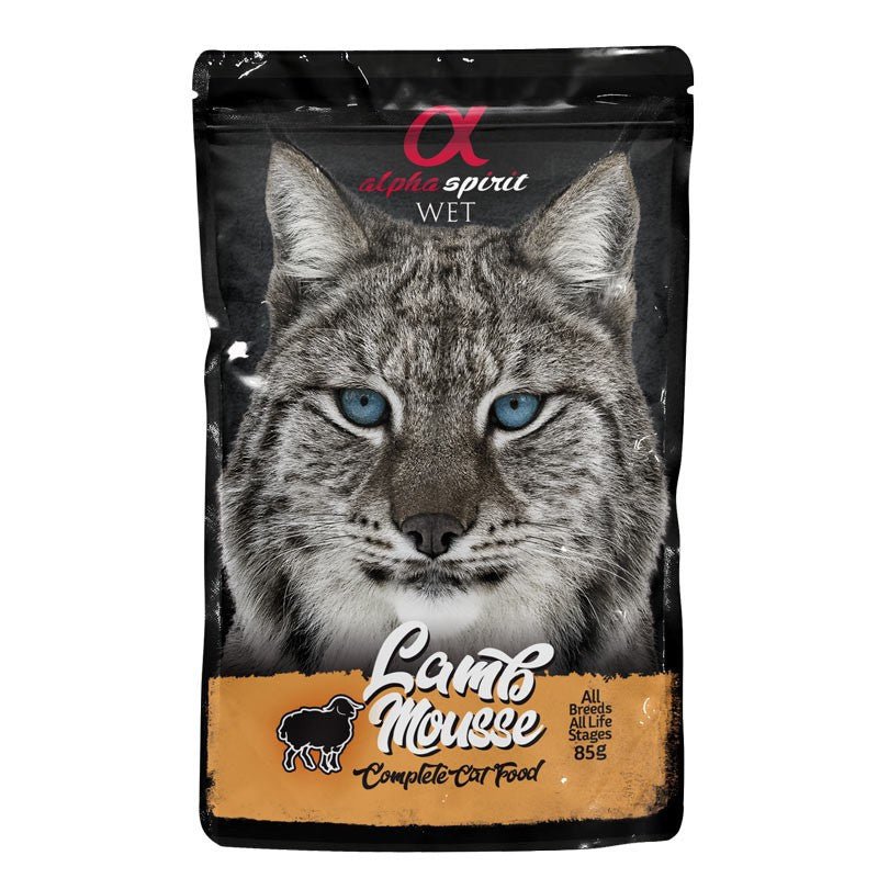 Alpha Spirit gato pouch mousse cordero 24x85grs ALPHA