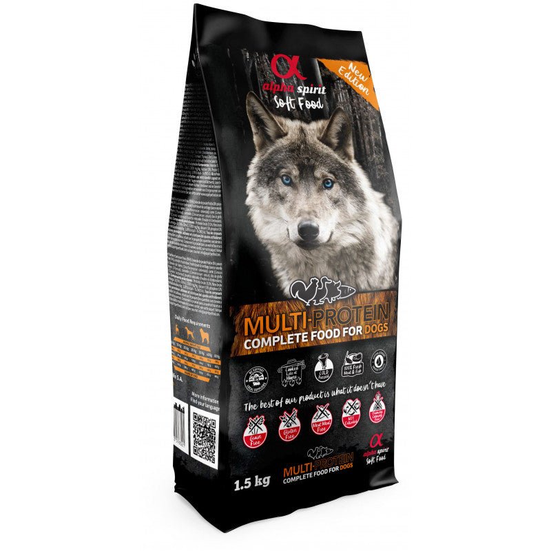 Alpha Spirit Semihumedo Multiprotein 1,5 kg - Pet House Noia