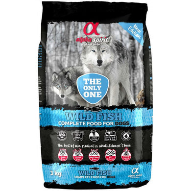 Alpha Spirit The Only One Wild Fish 3 kg - Pet House Noia