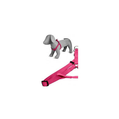 Arnés nylon 15mmx35-60cm, rosa - Pet House Noia