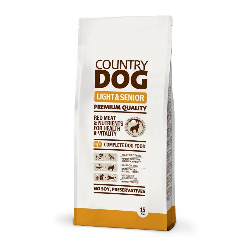 Country Dog Food Light & Senior 15Kg - Pet House Noia