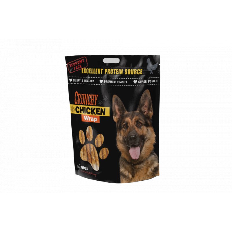 Crunchy Chicken Wrap 600gr - Pet House Noia