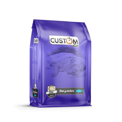 Custom cena atun verdura 1 kg - Pet House Noia