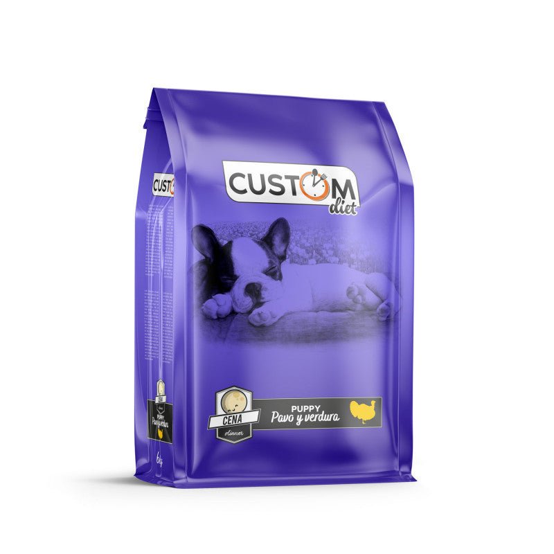 Custom cena puppy pavo verdura 1 kg - Pet House Noia