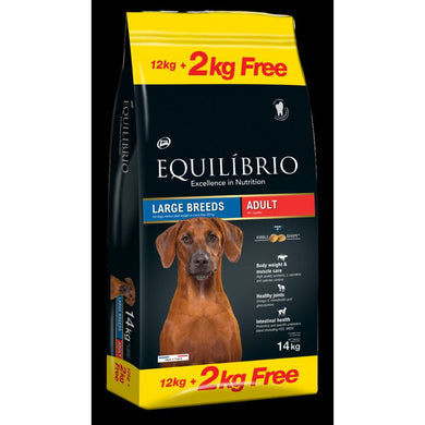 Equilibrio Dog Adult Large Breed 12+2kg - Pet House Noia