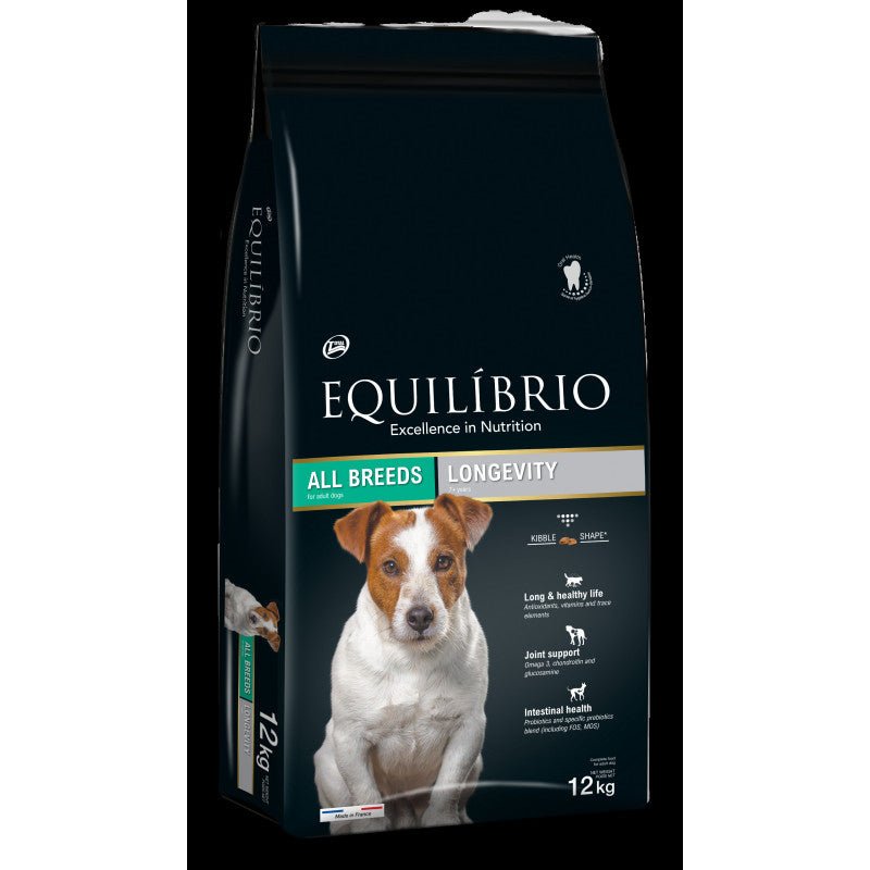 Equilibrio Dog Longevity 12kg - Pet House Noia