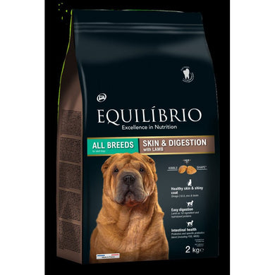 Equilibrio Dog Skin&Digestion Lamb 2kg - Pet House Noia