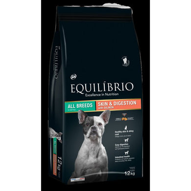 Equilibrio Dog Skin&Digestion Salmon 12kg - Pet House Noia