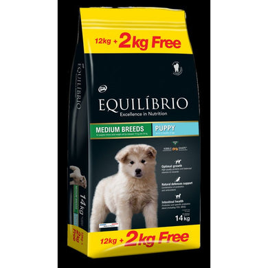 Equilibrio Puppy Medium 12+2kg - Pet House Noia