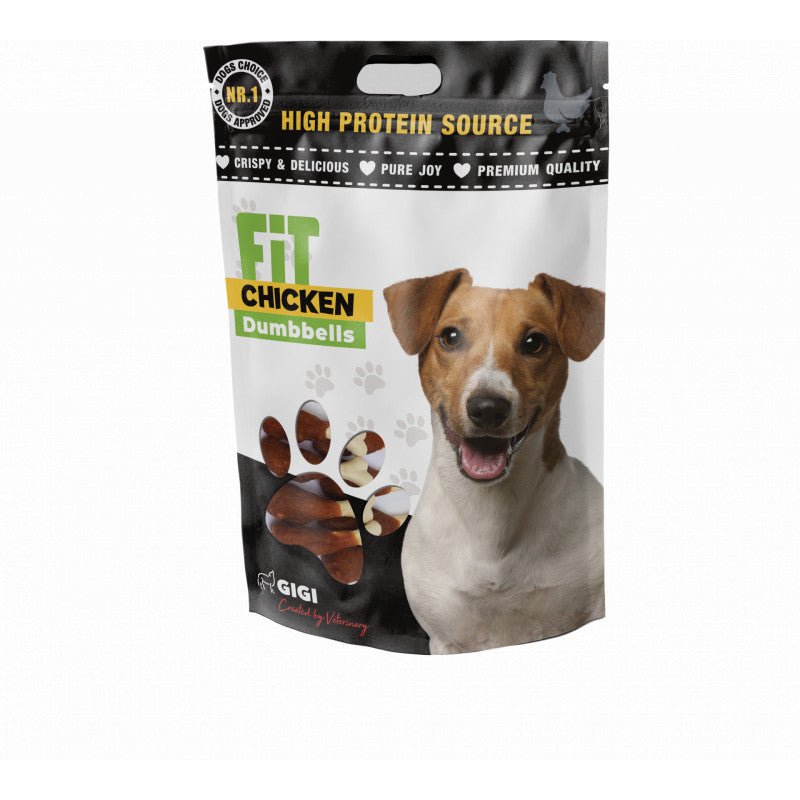 Fit Chicken Dumbbells 85gr - Pet House Noia