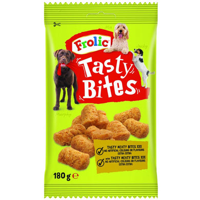 Frolic Tasty Bites Bocaditos de Pollo 180g (x11) - Pet House Noia