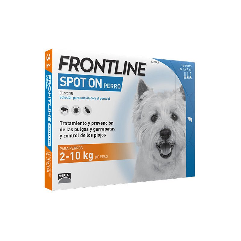 Frontline Spot 2-10 kg (3P) - Pet House Noia