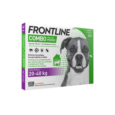 Frontline Spot Combo 20-40 kg (3P) - Pet House Noia