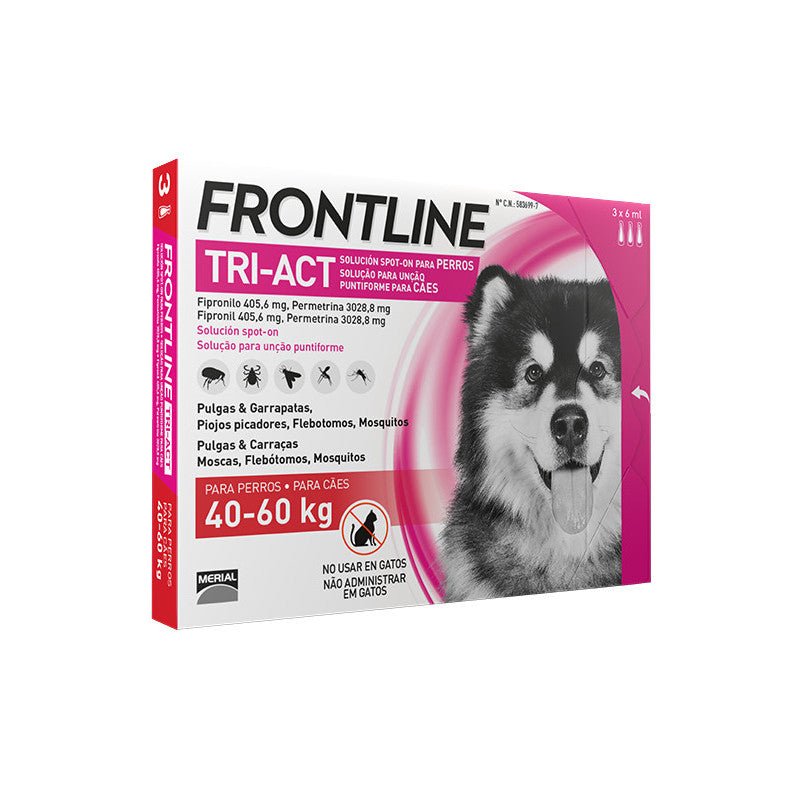 Frontline Tri-Act 40-60Kg 3P - Pet House Noia