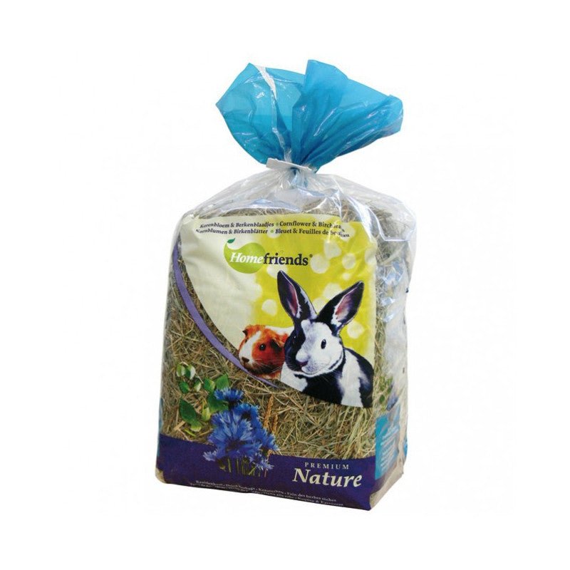 Heno Home Friends aciano / abedul 500g - Pet House Noia