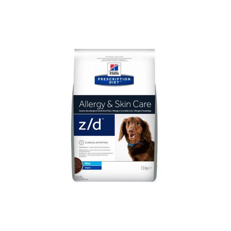 Hills diet canine z/d mini 1,5 kg - Pet House Noia