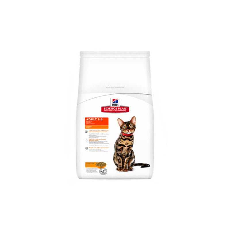 Hills Feline Adult Light con Pollo 10kg - Pet House Noia