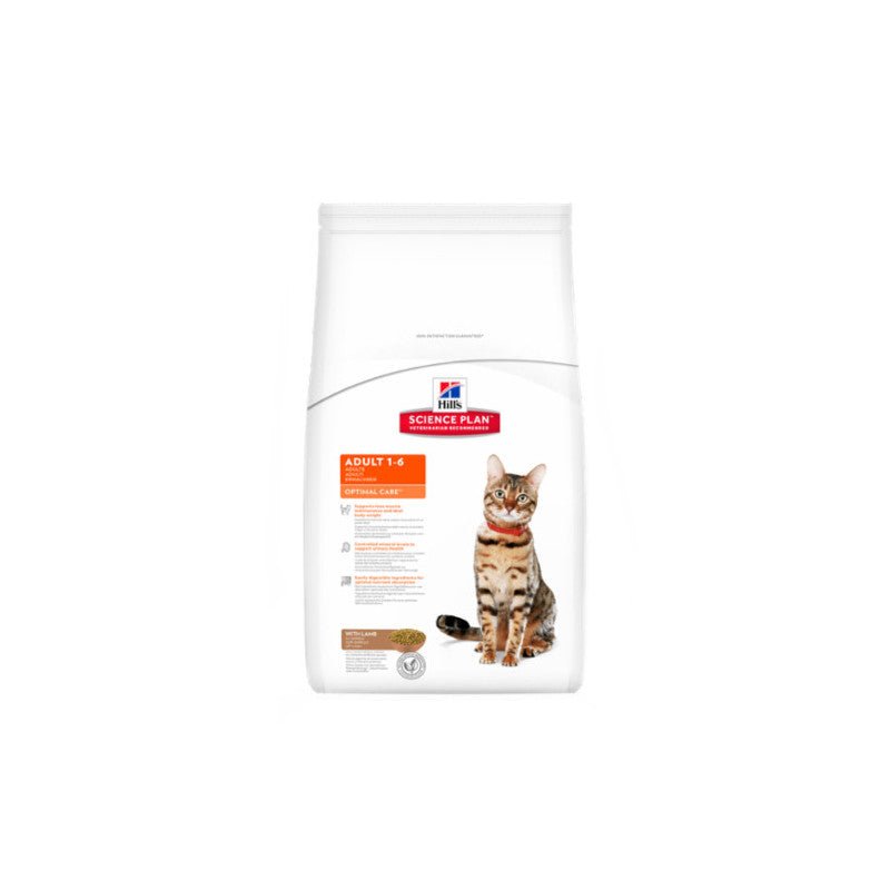 Hills Feline Adult Optimal Care Cordero 2kg - Pet House Noia