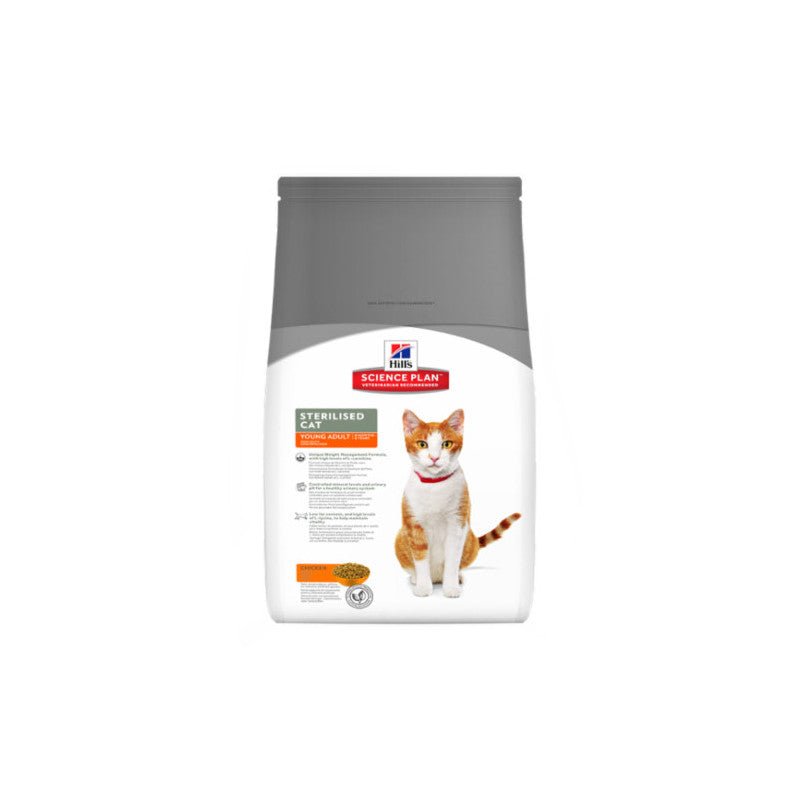 Hills Feline Young Adult Sterilized Pollo 1,5kg - Pet House Noia