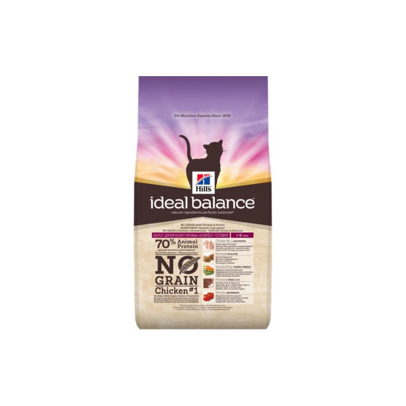 Hills IB Fel Adult No Grain Pollo y Patata 2Kg - Pet House Noia