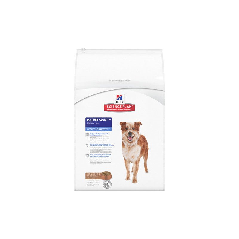 Hills SP Mature Adult 7+ Cordero y Arroz 12kg - Pet House Noia