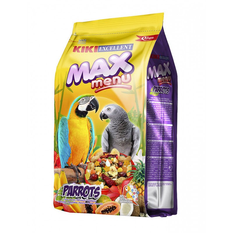 Kiki Max Menu Loros Y Cotorras 1kg - Pet House Noia