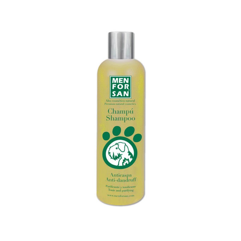 Menfor Champu natural anticaspa con limón 300ml - Pet House Noia