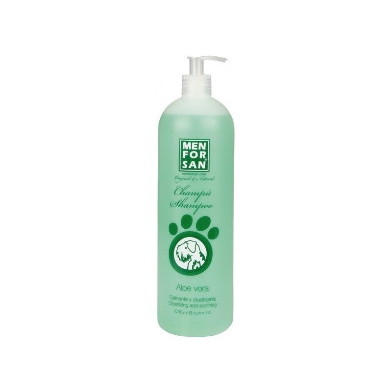 Menforsan Champú cicatrizante con aloe vera 1l - Pet House Noia