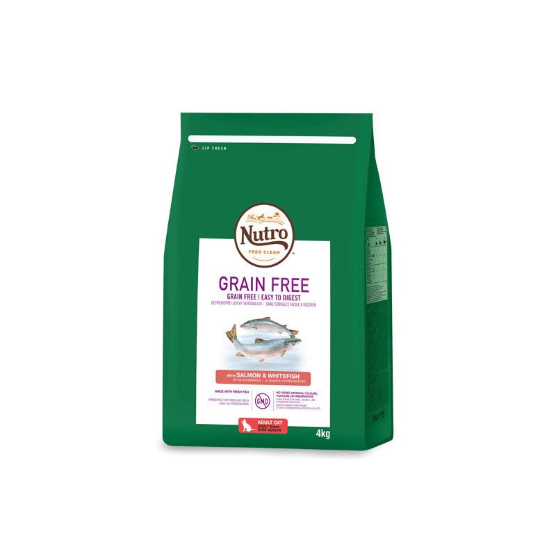 Nutro Grain Free gato adult salmón 1,4kg - Pet House Noia