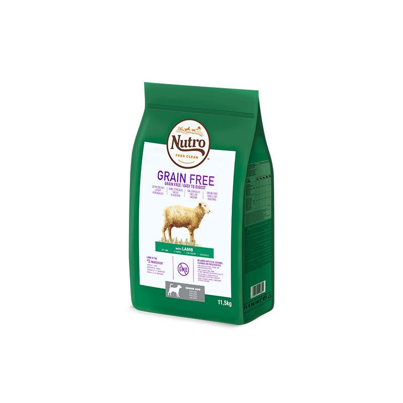 Nutro Grain Free Senior cordero 11,5kg - Pet House Noia