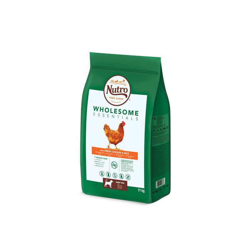 Nutro Wholesome adult med pollo 11kg - Pet House Noia