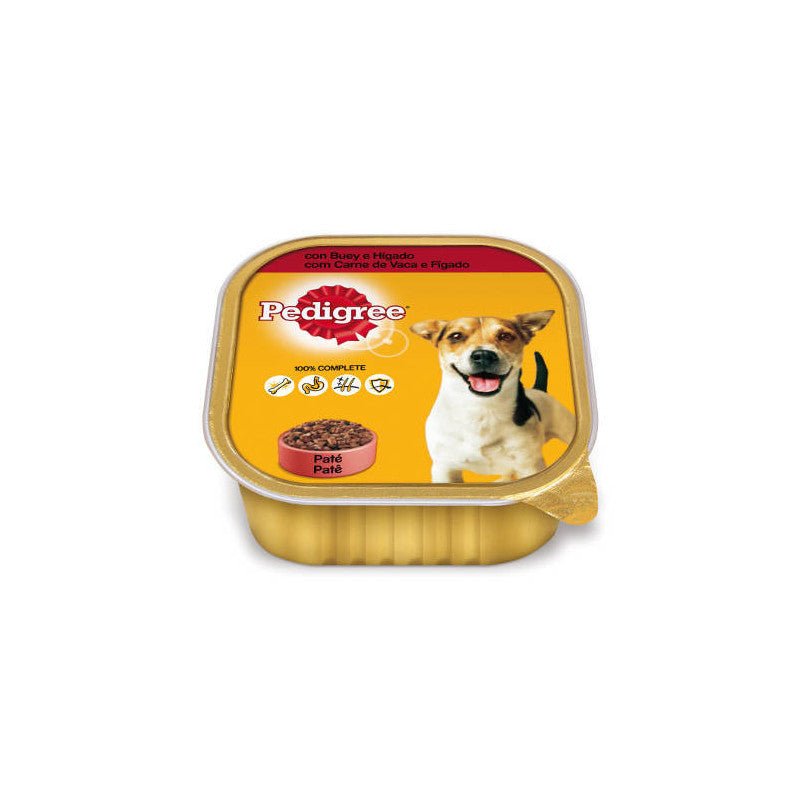 Pedigree Perro Buey-Hig. Tarrina 300g (x20) - Pet House Noia