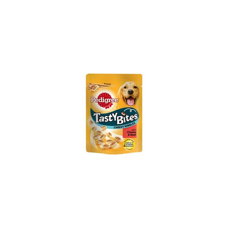 Pedigree Tasty Cheesy Bites 140g (x6) - Pet House Noia