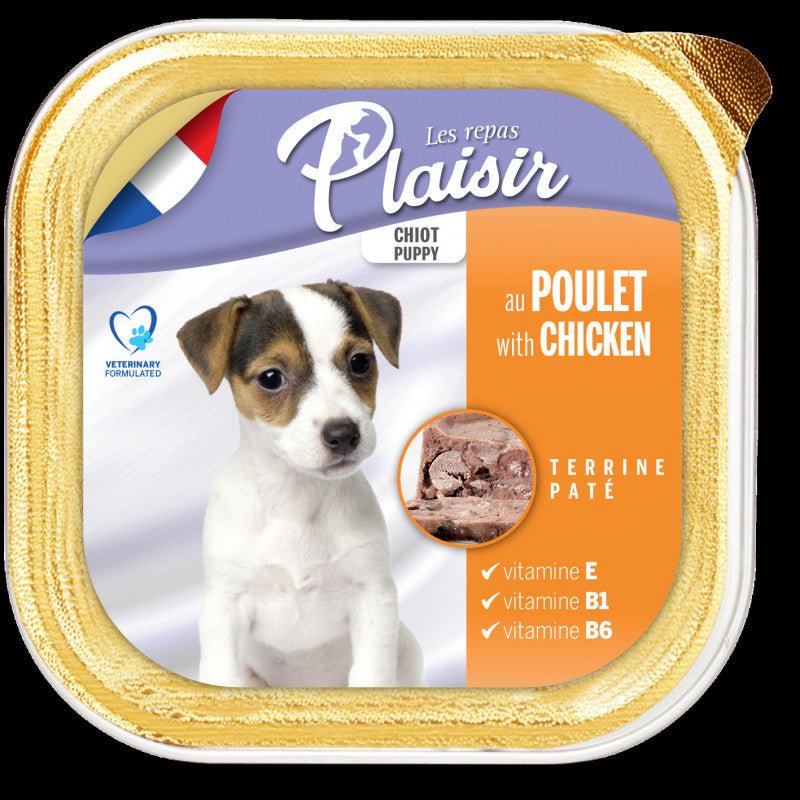 Plaisir Puppy Tarrina Pollo 18x300gr - Pet House Noia