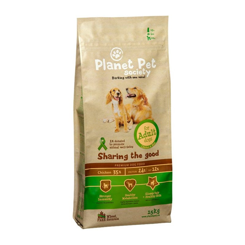 Planet Pet Adulto Pollo y Arroz 15Kg - Pet House Noia