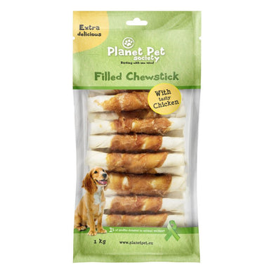 Planet Pet rollito prensado pollo 13cm 1Kg - Pet House Noia