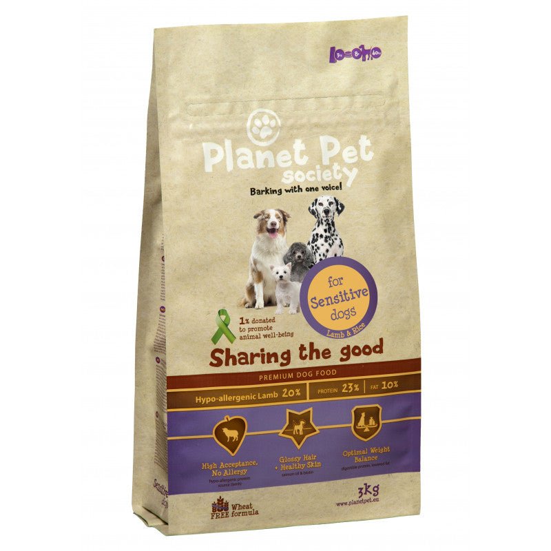 Planet Pet Sensitive Cordero y Arroz 3Kg - Pet House Noia