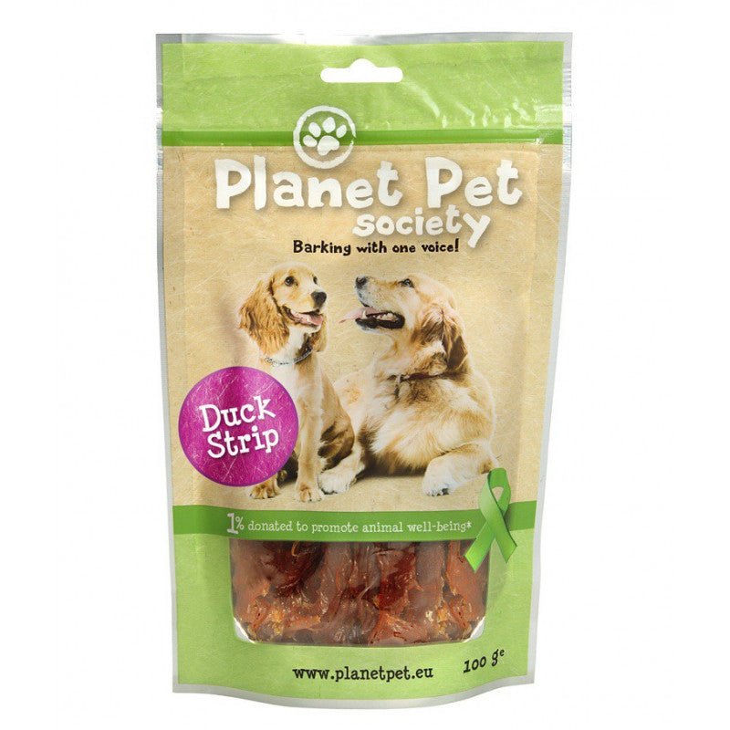 Planet Pet Snack tiras pato 100gr - Pet House Noia