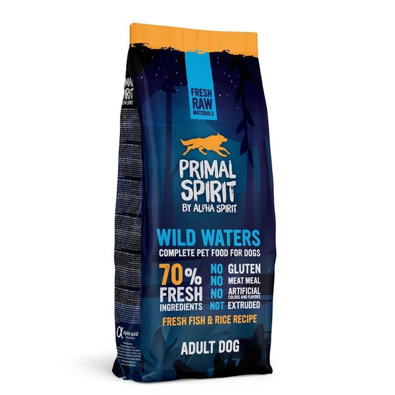 Primal Spirit 70% Wild Waters Dog 12 kg - Pet House Noia