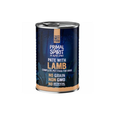 Primal Spirit dog lata Lamb 24x400 gr - Pet House Noia