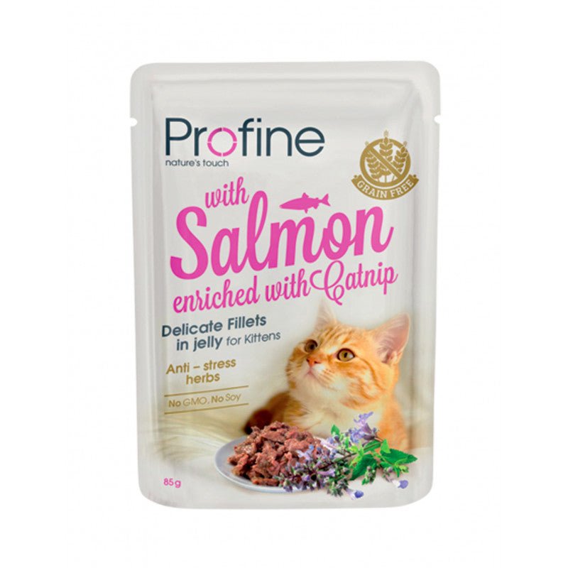 Profine Cat Kitten Pouch salmon 24x85gr - Pet House Noia