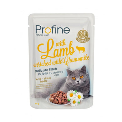 Profine Cat Steril Pouch lamb 24x85gr - Pet House Noia