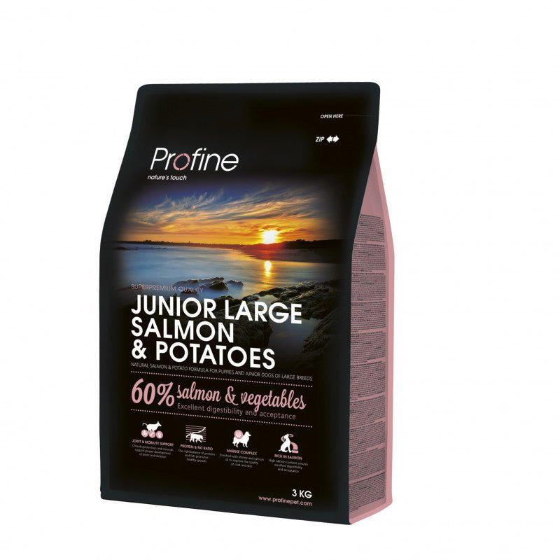 Profine Junior Large Salmon 3 kg - Pet House Noia