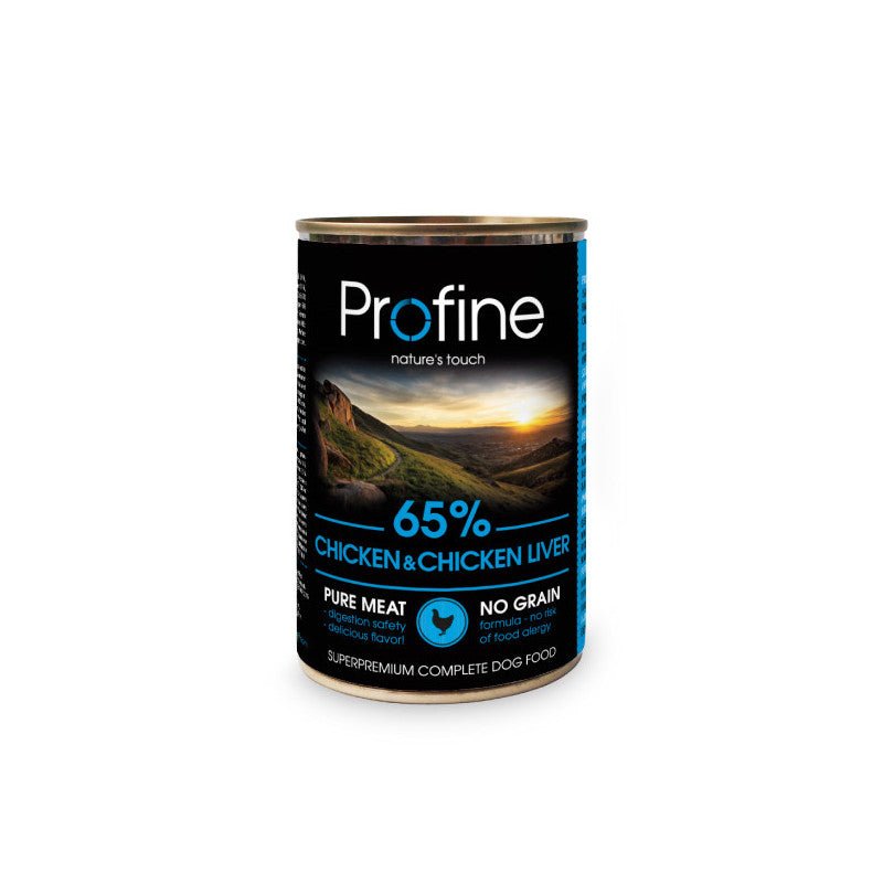 Profine lata Pollo con Higado 6x400gr - Pet House Noia